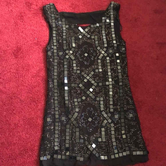 NWT Free People Embellished Mini Dress - Picture 5 of 7